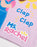 Ms. Rachel Clap Clap Girls Pink Short Sleeved T-Shirt