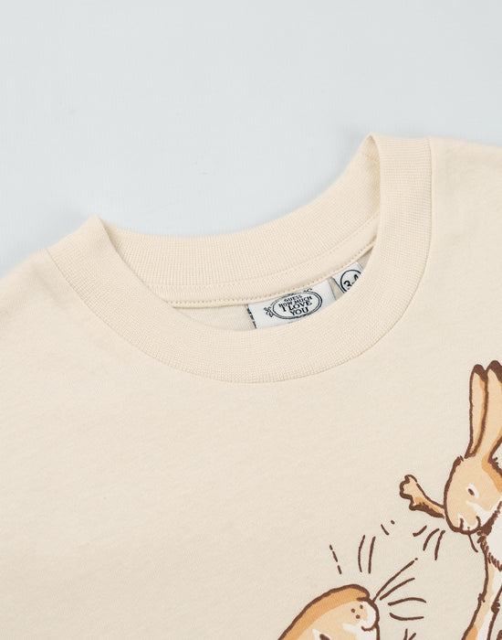 Guess How Much I Love You Character Unisex Kids Cream Short Sleeved T-Shirt