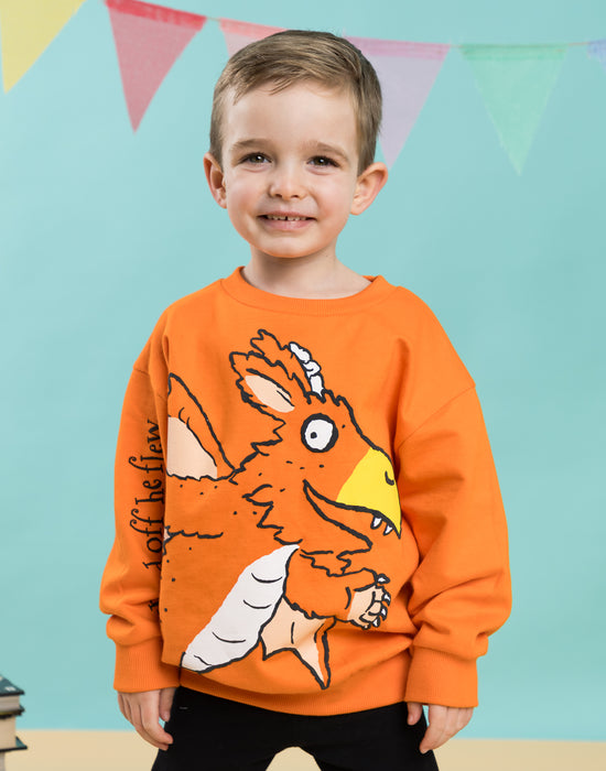 Zog Character Unisex Kids Orange Sweatshirt