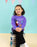 Room On The Broom Multi Character Unisex Kids Purple Sweatshirt
