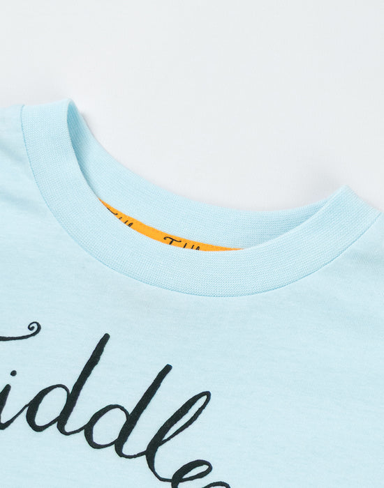 Tiddler Character Unisex Kids Blue Short Sleeved T-Shirt