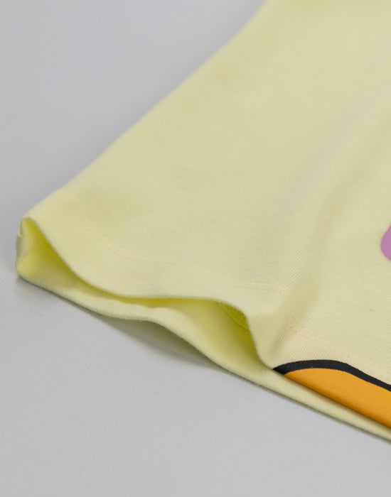 Looney Tunes Tweety Girls Yellow Short Sleeved T-Shirt