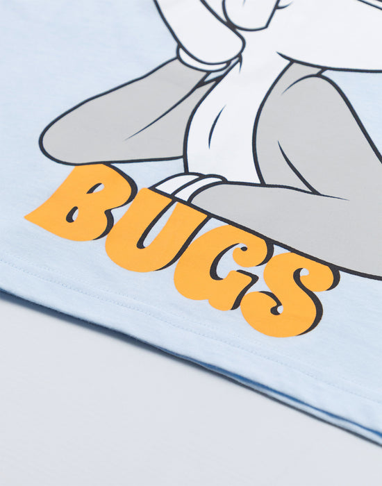 Looney Tunes Bugs Boys Blue Short Sleeved T-Shirt