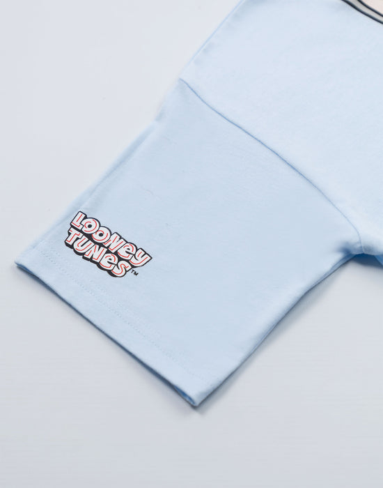 Looney Tunes Bugs Boys Blue Short Sleeved T-Shirt