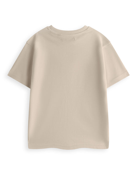 Jurassic World T-Rex Boys Beige Short Sleeved T-Shirt