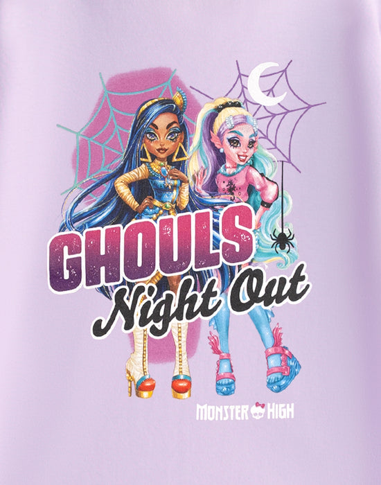 Monster High Let's get spooky Girls Grey Short Sleeved T-Shirt