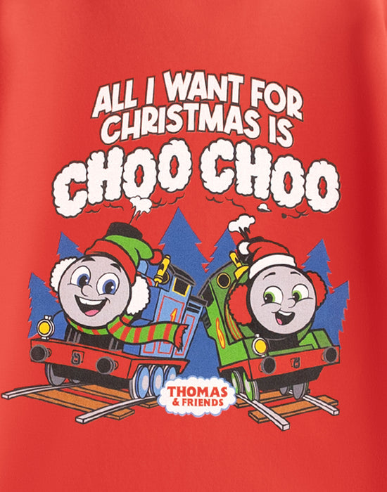 Thomas and Friends Choo Choo Unisex Kids Red Short Sleeved T-Shirt