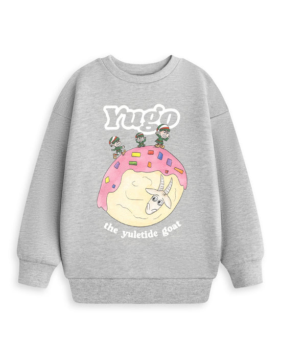 Show Me The Merch Ice Cream Yugo Unisex Kids Grey Sweatshirt
