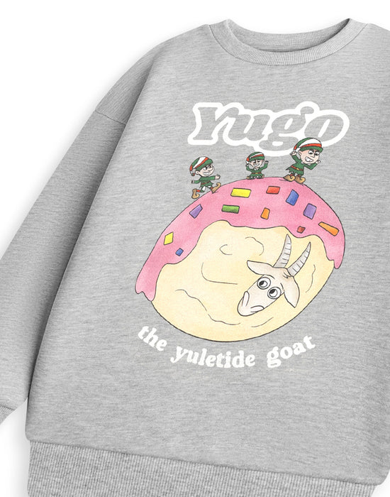 Show Me The Merch Ice Cream Yugo Unisex Kids Grey Sweatshirt
