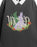 Wicked Flower Sweat Dress Girls Black Sweatshirt Dress