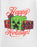 Minecraft Happy Holidays Boys White Short Sleeved T-Shirt