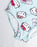 Hello Kitty Character AOP Girls Blue 1 Piece Swimming Costume