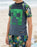 Minecraft Oversized Character Boys Green 2 Piece Swim Set
