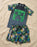 Minecraft Oversized Character Boys Green 2 Piece Swim Set