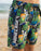 Minecraft Oversized Character Boys Green Swim Shorts