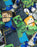 Minecraft Oversized Character Boys Green Swim Shorts
