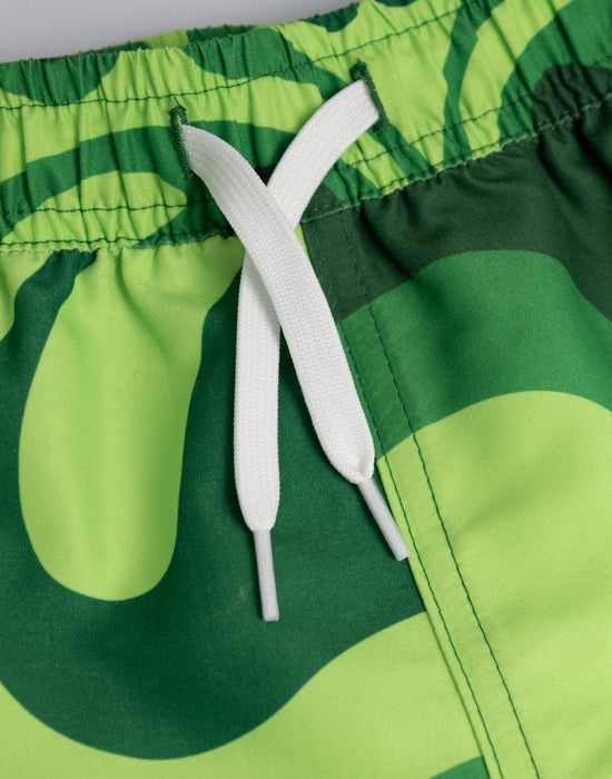 Xbox Logo Boys Green Swim Shorts
