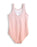 Pusheen Bubble Font Girls Pink 1 Piece Swimming Costume