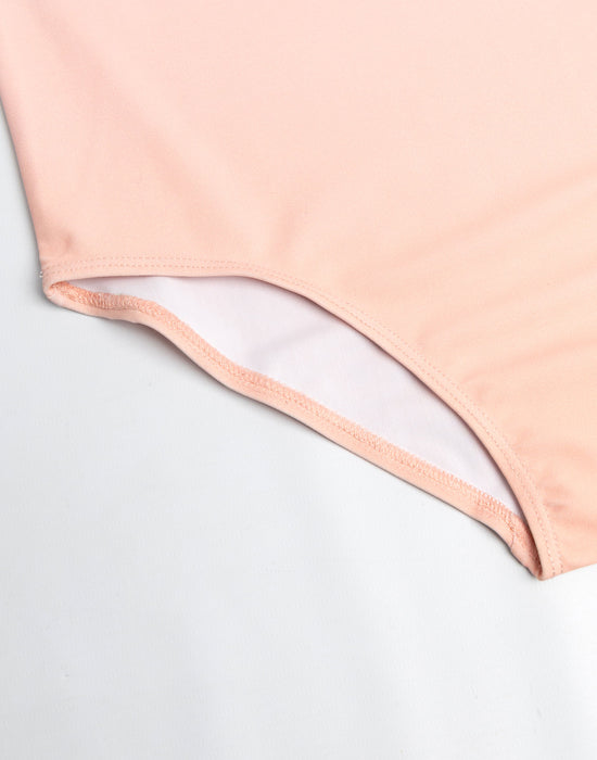 Pusheen Bubble Font Girls Pink 1 Piece Swimming Costume
