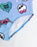 Monster High Gradient Sticker Girls Lilac 1 Piece Swimming Costume