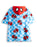 Spiderman Character Head Boys Blue Poncho Towel