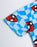 Spiderman Character Head Boys Blue Poncho Towel