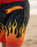 Hot Wheels Flame Short Boys Black And Red Swim Shorts