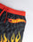 Hot Wheels Flame Short Boys Black And Red Swim Shorts