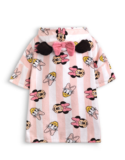 Disney Minnie And Daisy Girls Pink Poncho Towel