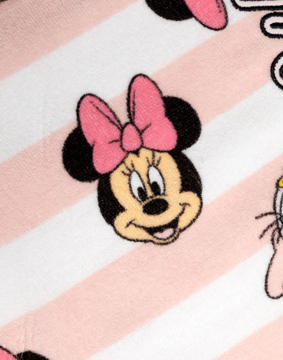 Disney Minnie And Daisy Girls Pink Poncho Towel