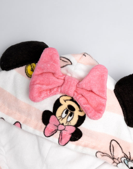 Disney Minnie And Daisy Girls Pink Poncho Towel