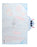 Lilo & Stitch Tie Dye Girls Blue Poncho Towel