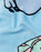 Lilo & Stitch Tie Dye Girls Blue Poncho Towel