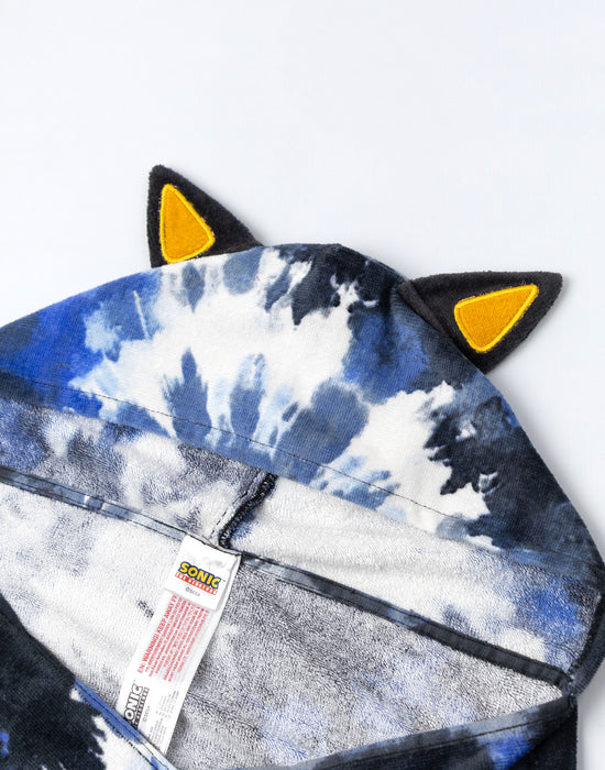 Sonic the Hedgehog Shadow Boys Black Poncho Towel