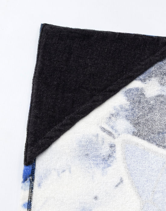 Sonic the Hedgehog Shadow Boys Black Poncho Towel