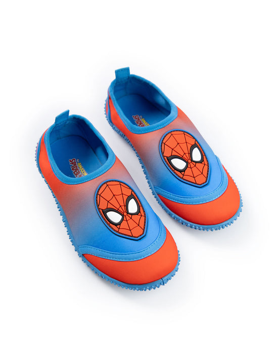 Spiderman Character Boys Red Aqua Shoes