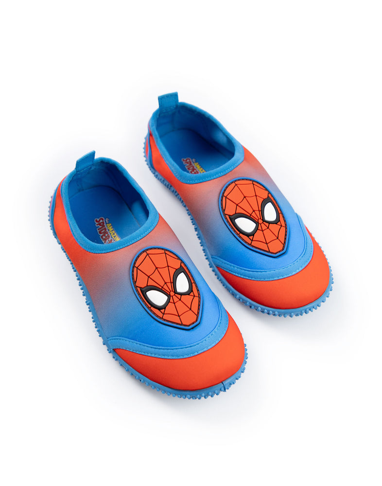 Spiderman Character Boys Red Aqua Shoes