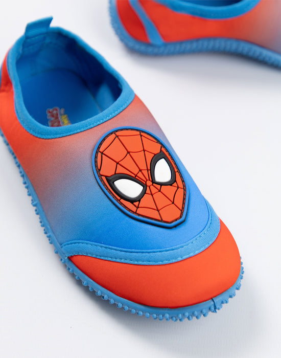Spiderman Character Boys Red Aqua Shoes