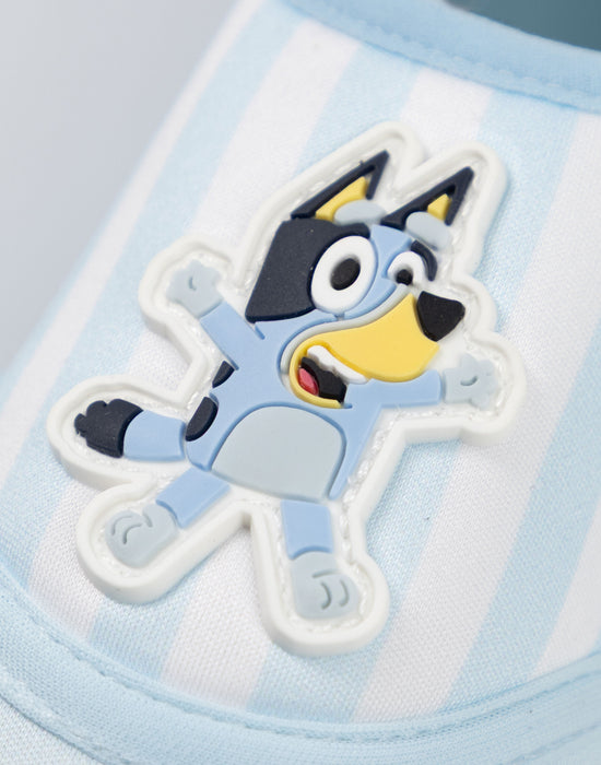 Bluey Stripy Unisex Kids Blue Aqua Shoes