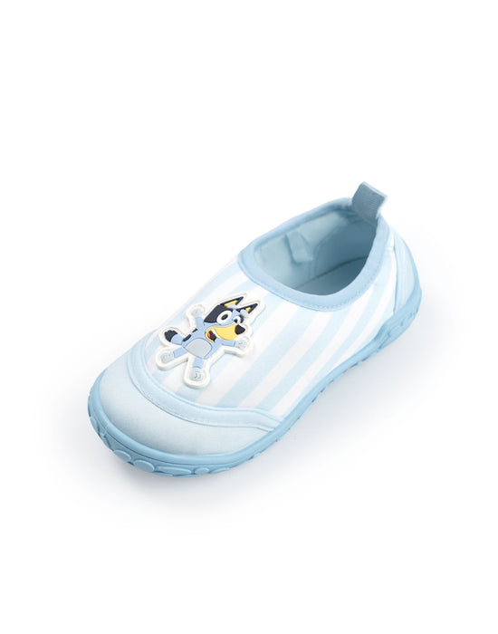 Bluey Stripy Unisex Kids Blue Aqua Shoes