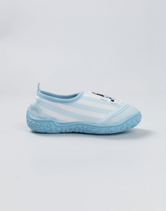 Bluey Stripy Unisex Kids Blue Aqua Shoes