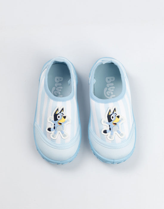 Bluey Stripy Unisex Kids Blue Aqua Shoes