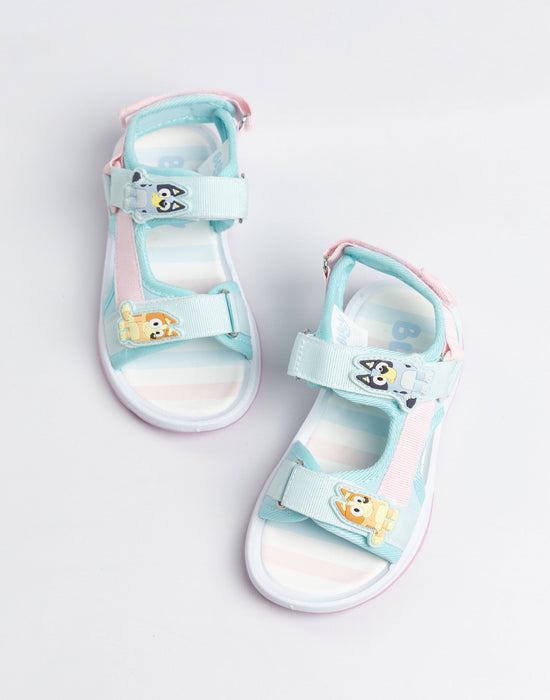 Bluey Bingo & Bluey Girls Pink Sandals