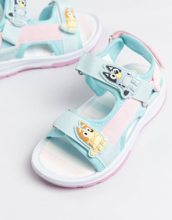 Bluey Bingo & Bluey Girls Pink Sandals