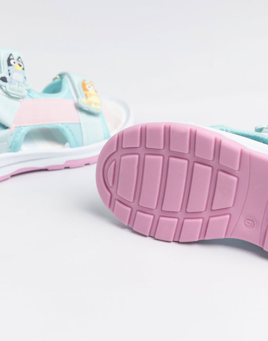 Bluey Bingo & Bluey Girls Pink Sandals