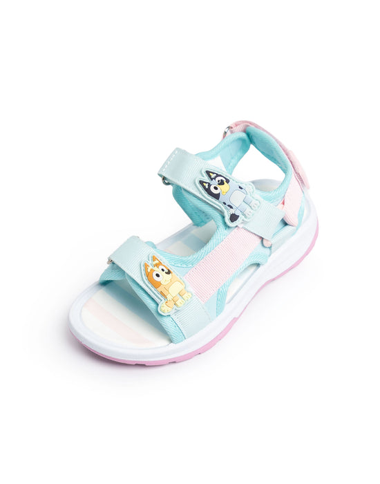 Bluey Bingo & Bluey Girls Pink Sandals