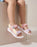 Disney Minnie Mouse & Daisy Girls Pink Sandals