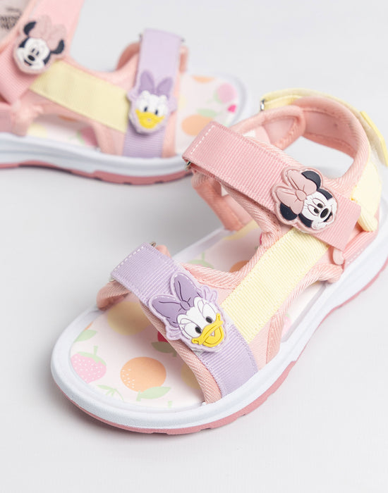 Disney Minnie Mouse & Daisy Girls Pink Sandals