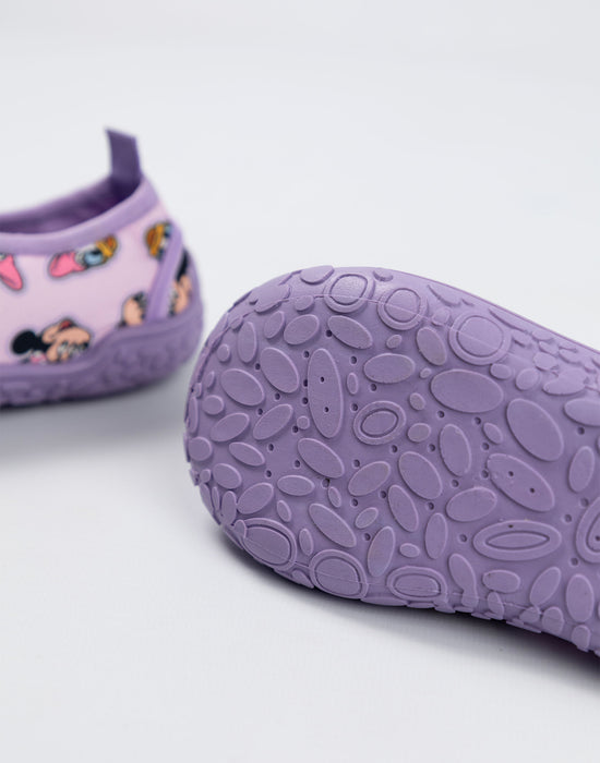 Disney Minnie Mouse & Daisy Girls Purple Aqua Shoes