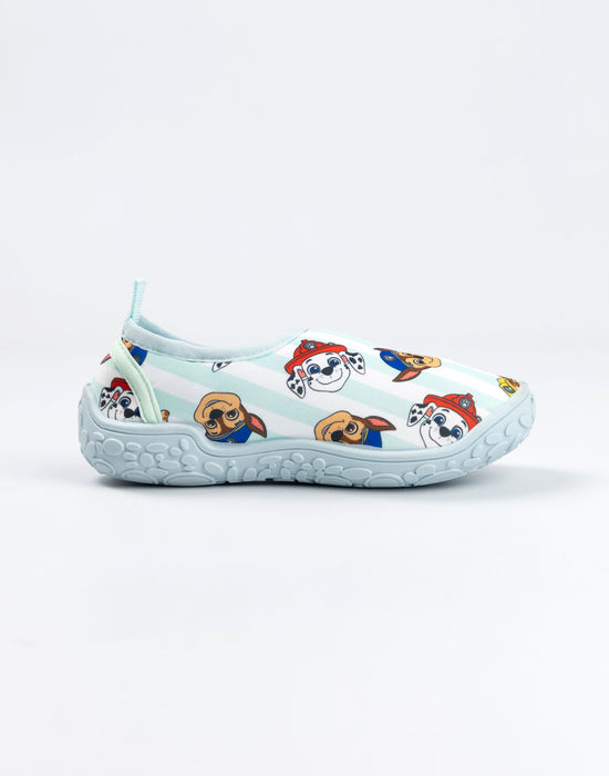 Paw Patrol Stripy Character Boys Blue Aqua Shoes